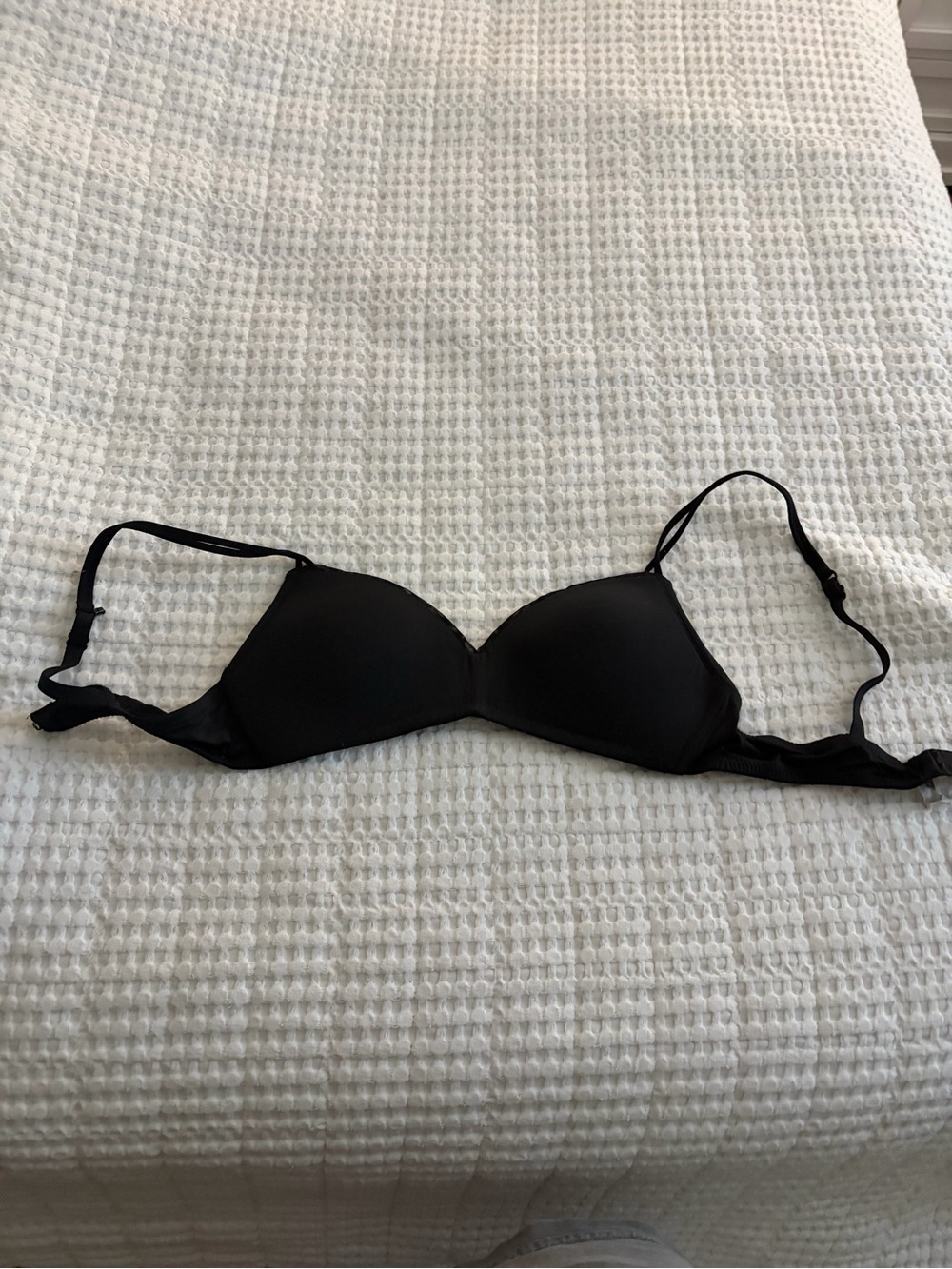 aerie Black Lightly Padded T-Shirt Bra